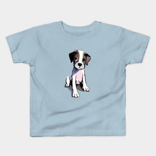 Cute puppy posing Kids T-Shirt